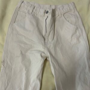 Brandy Melville Cream Cargo Pants